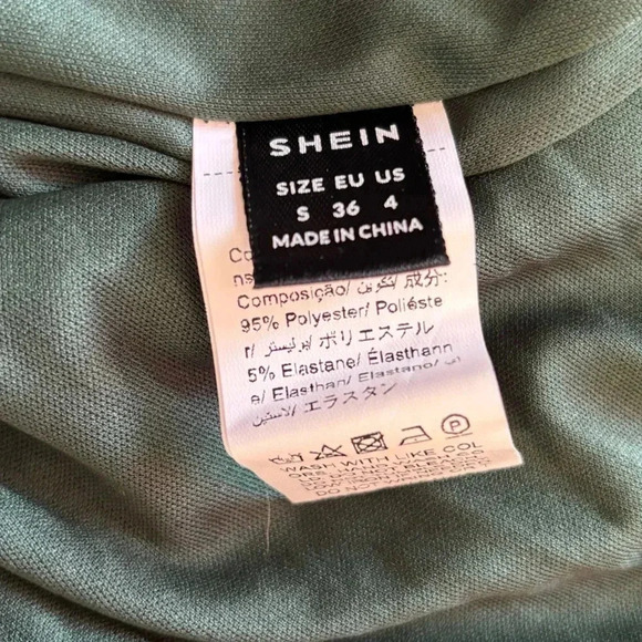 "Emerald Elegance: Scoop Neck Sequin Dress" - Picture 7 of 8